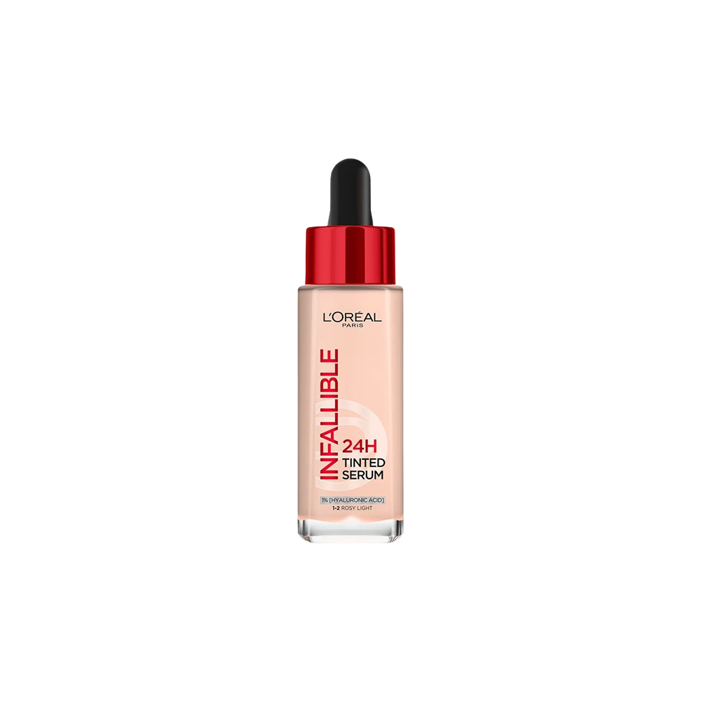  Kem Nền L'Oreal Paris Infallible 24H Tinted Serum 30ml #1-2 Rosy Light 