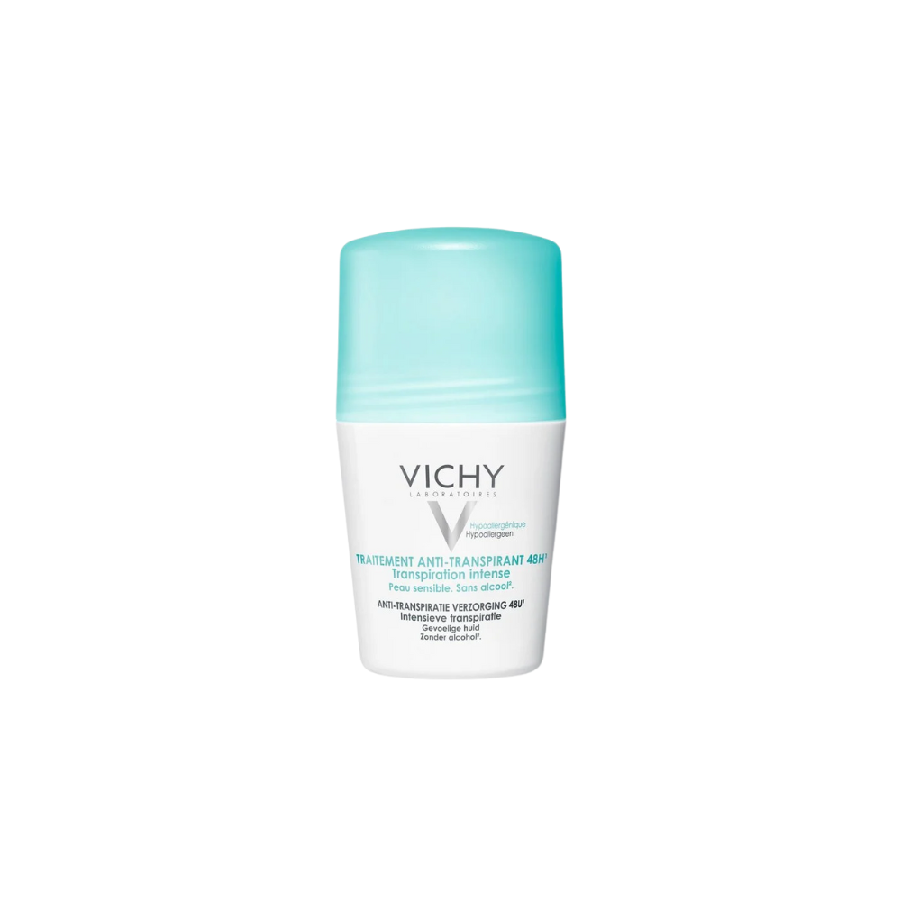  Lăn Khử Mùi Khô Thoáng Vichy 48H Anti-Perspirant Traitement Roll-On Deodorant 50ml 