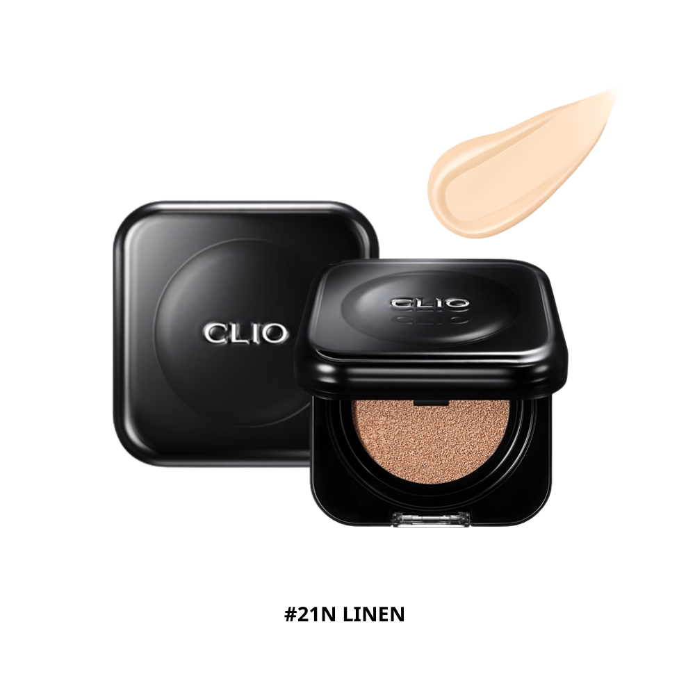  Phấn Nước Clio Kill Cover Founwear Cushion SPF 40+ PA++ #21N Linen (+ 1 Lõi Thay Thế) 