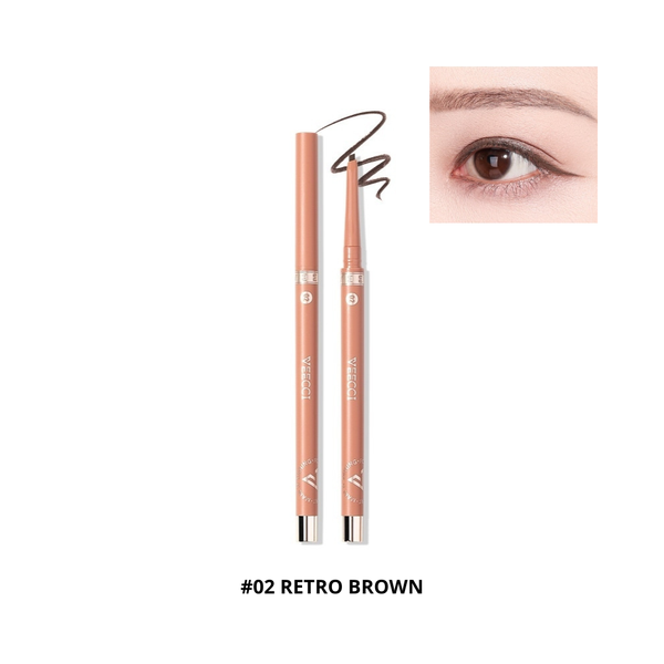 Kẻ Mắt Veecci Automatic Rotating Glue Eyeliner #02 Retro Brown