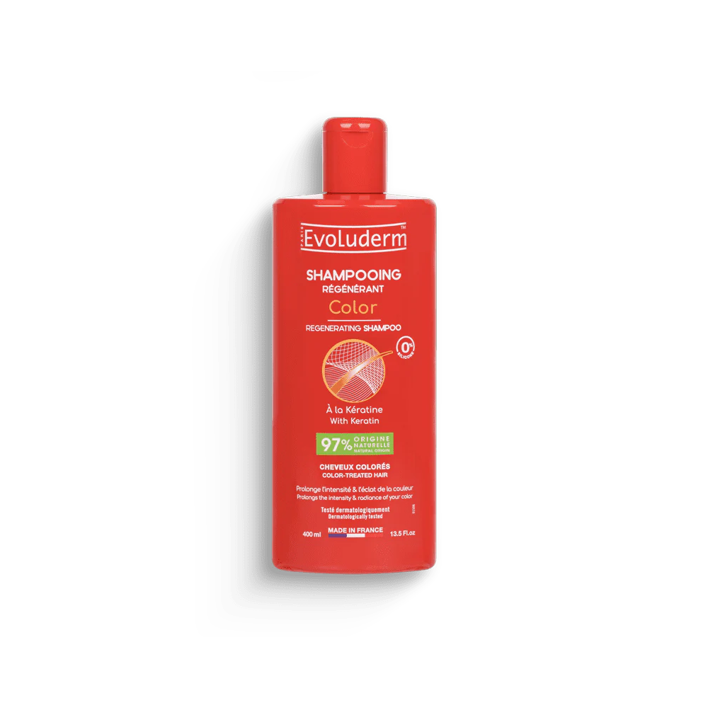  CT - Dầu Gội Cho Tóc Nhuộm Evoluderm Keratin Color Regenerating Shampoo For Color-Treated Hair 400ml 