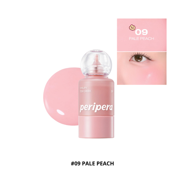 Má Hồng Dạng Kem Peripera Syrupy Tok Cheek #09 Pale Peach