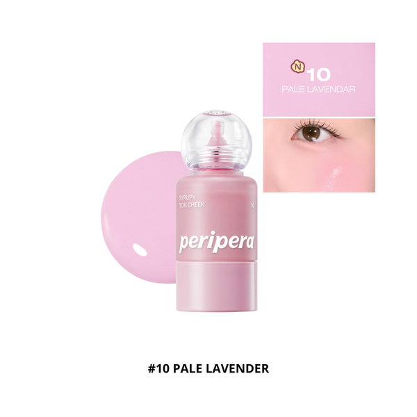 Má Hồng Dạng Kem Peripera Syrupy Tok Cheek #10 Pale Lavender
