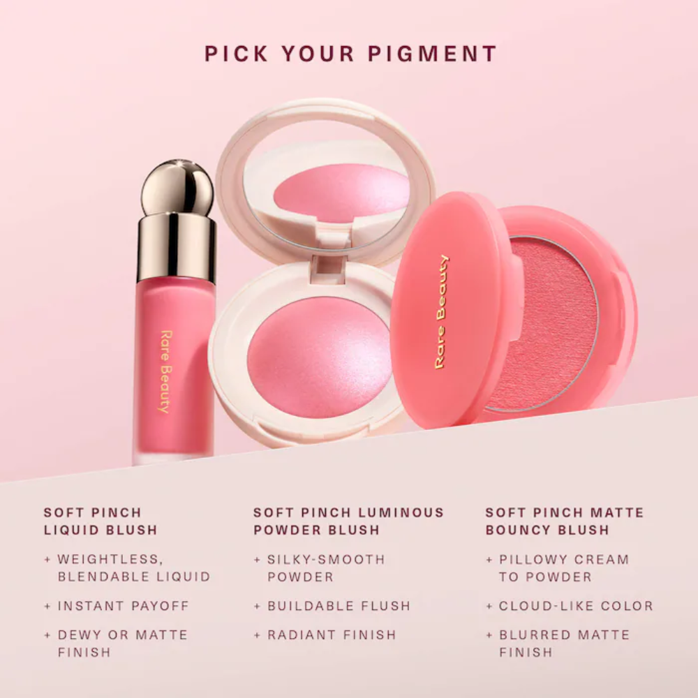  Má Hồng Mini Dạng Kem Rare Beauty Soft Pinch Blush Liquide Frais #Grateful 