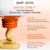  Sữa Rửa Mặt Đất Sét Vàng Klairs Freshly Juiced Vitamin Mask Cleanser 150ml 