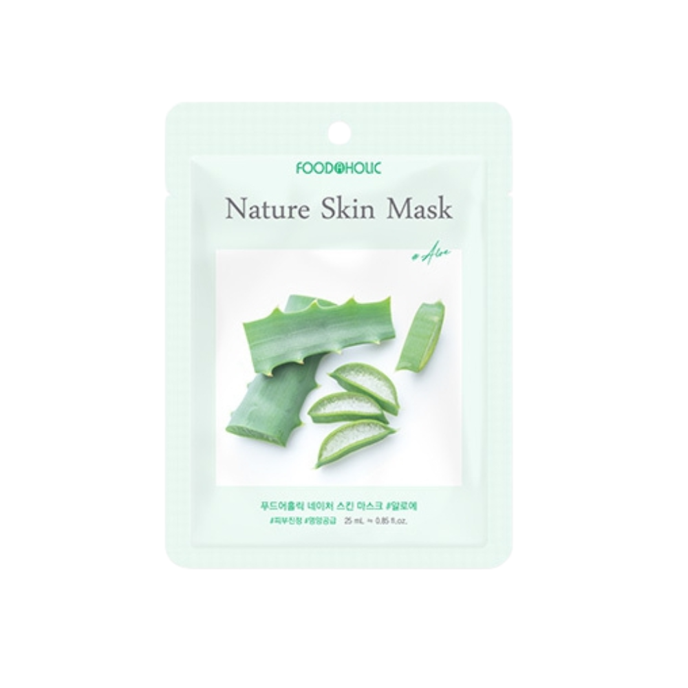  Mặt Nạ Cấp Ẩm, Dưỡng Trắng Da Foodaholic Aloe Nature Skin Mask 23ml 