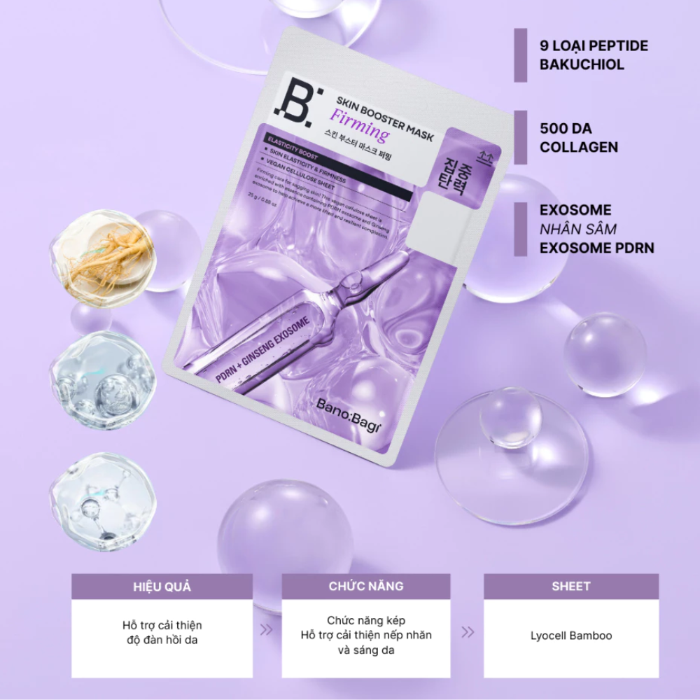  Mặt Nạ Chống Lão Hóa Banobagi Skin Booster Mask 25g #Firming 
