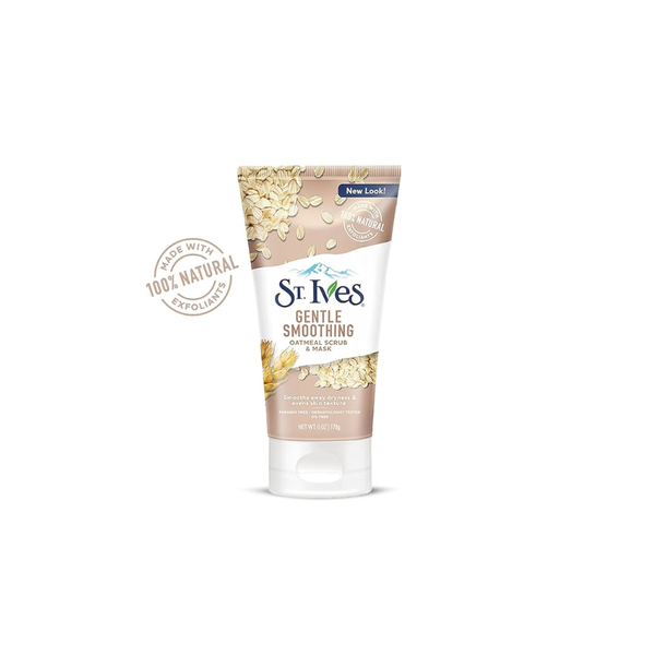 Sữa Rửa Mặt Tẩy Tế Bào Chết St.Ives Gentle Smoothing Oatmeal Scrub & Mask 170g