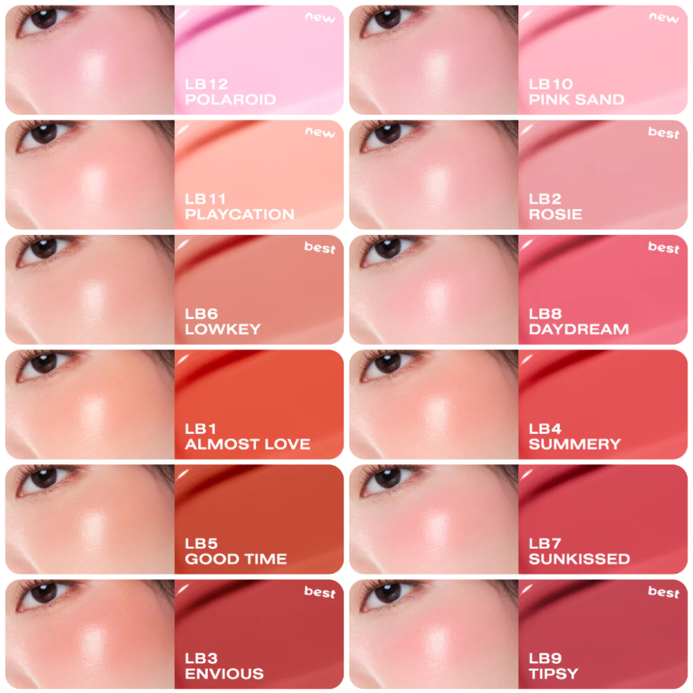  Má Hồng Dạng Kem Ofélia Loli Liquid Blush #LB9 Tipsy 