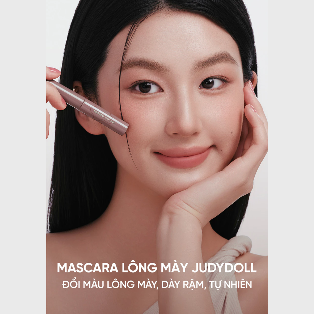 Mascara Lông Mày 2in1 Judydoll Eyebrow Mascara #03 Ash Brown 