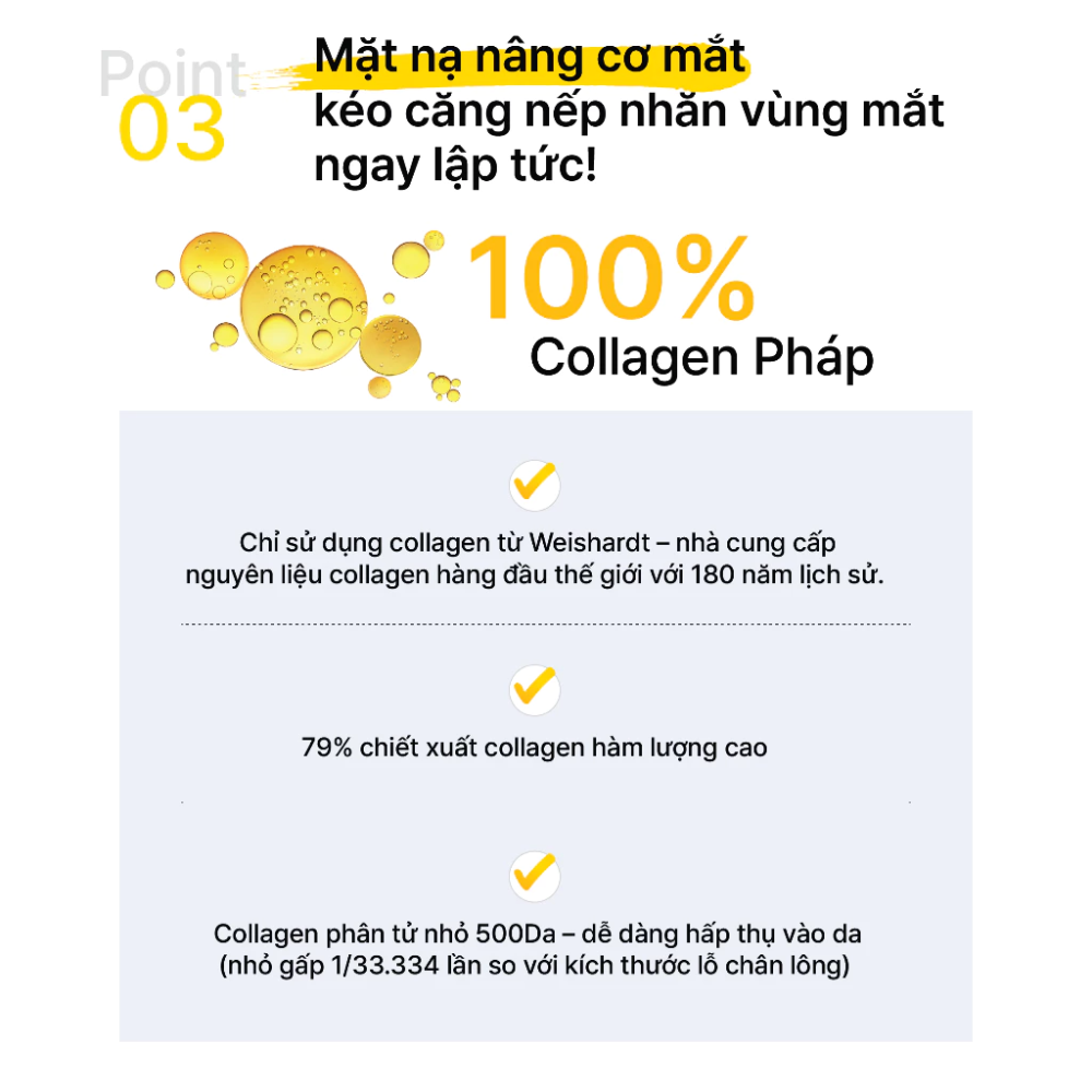  Mặt Nạ Mắt Medianswer Vita Collagen Eye Cream Patch 60 Miếng 