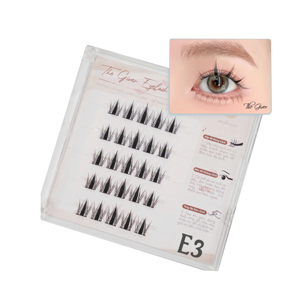 Mi Giả Tự Dính The Giver Eyelash E3 