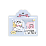  Set 2 Bông Mút Glorie Baa-Baa Sheep Collection – Mixed Sizes Marshmallow Puff Duo 