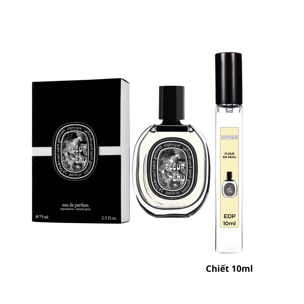  Nước Hoa Mini Unisex Diptyque Fleur De Peau EDP (Chiết 10ml) 