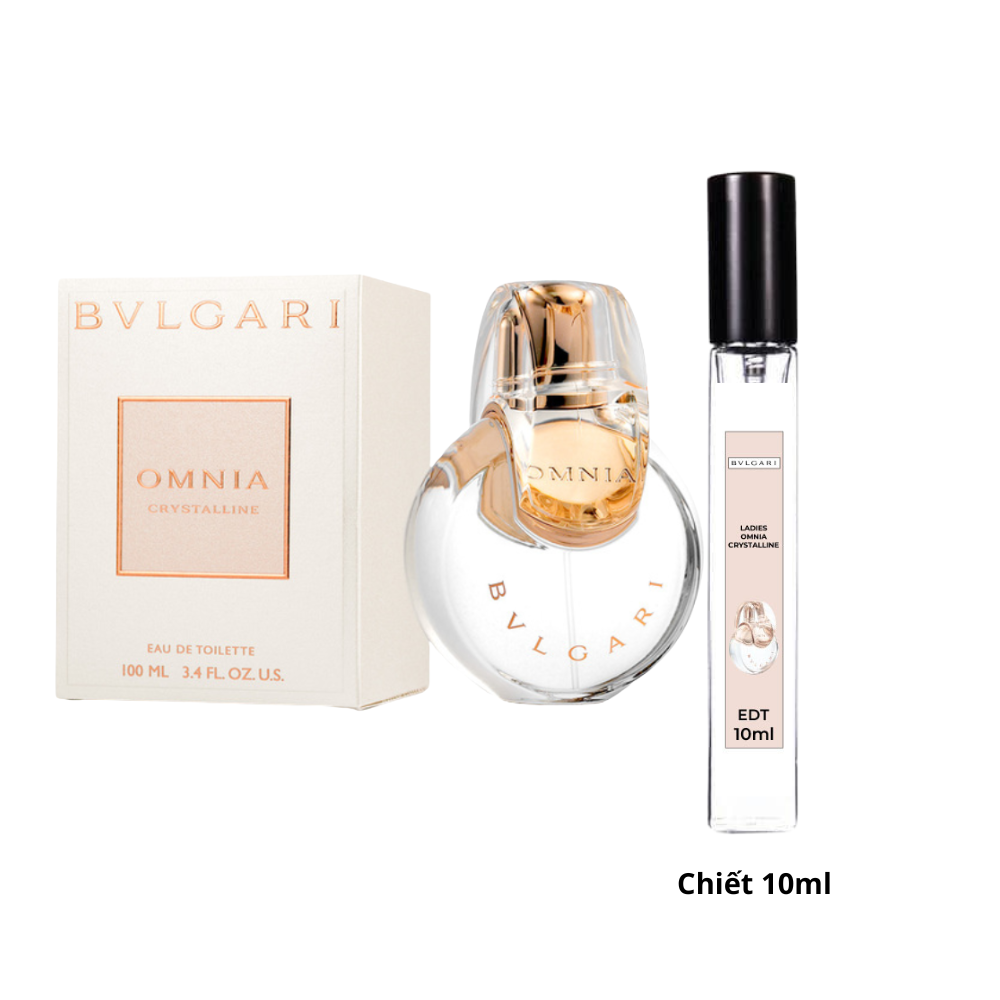  Nước Hoa Mini Nữ Bvlgari Ladies Omnia Crystalline EDT (Chiết 10ml) 