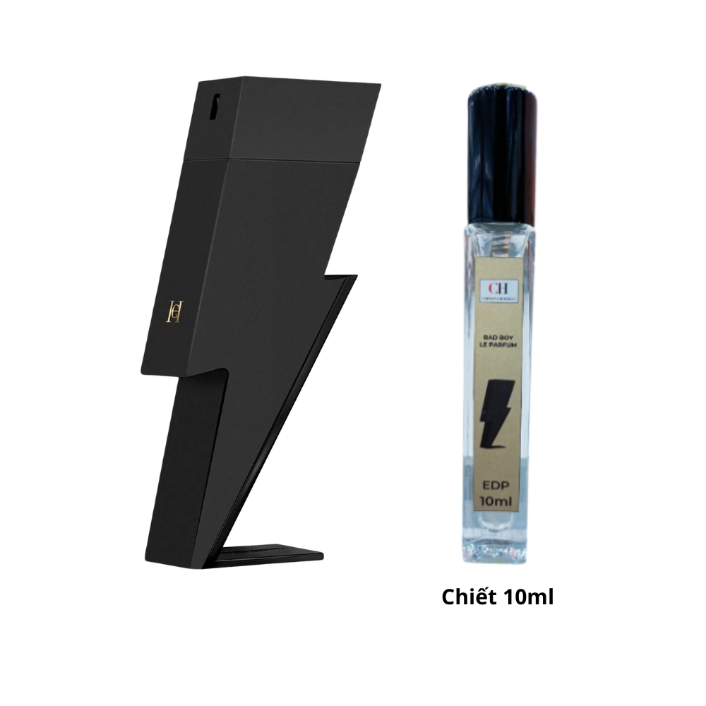  Nước Hoa Mini Nam Carolina Herrera Bad Boy Le Parfum EDP (Chiết 10ml) 