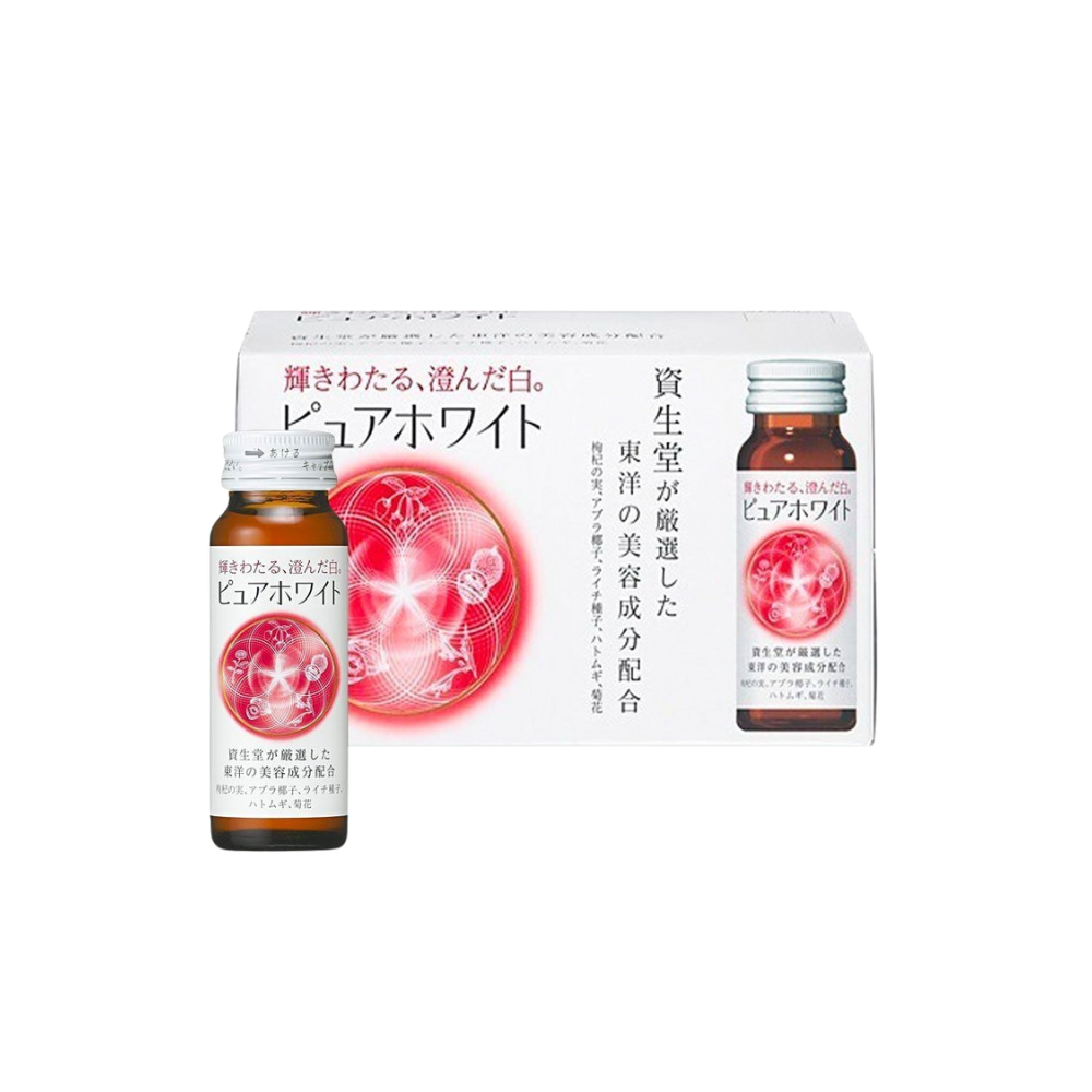  Nước Uống Trắng Da Collagen Shiseido Pure White 10 Chai x 50ml 