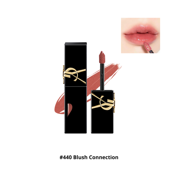Son Highend YSL The Inks Vinyl Cream High Shine Lip Stain #440 Blush Connection
