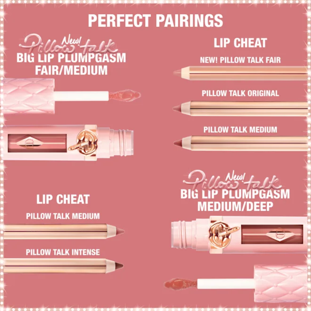  Son Bóng Charlotte Tilbury Pillow Talk Big Lip Plumpgasm #Medium To Deep 