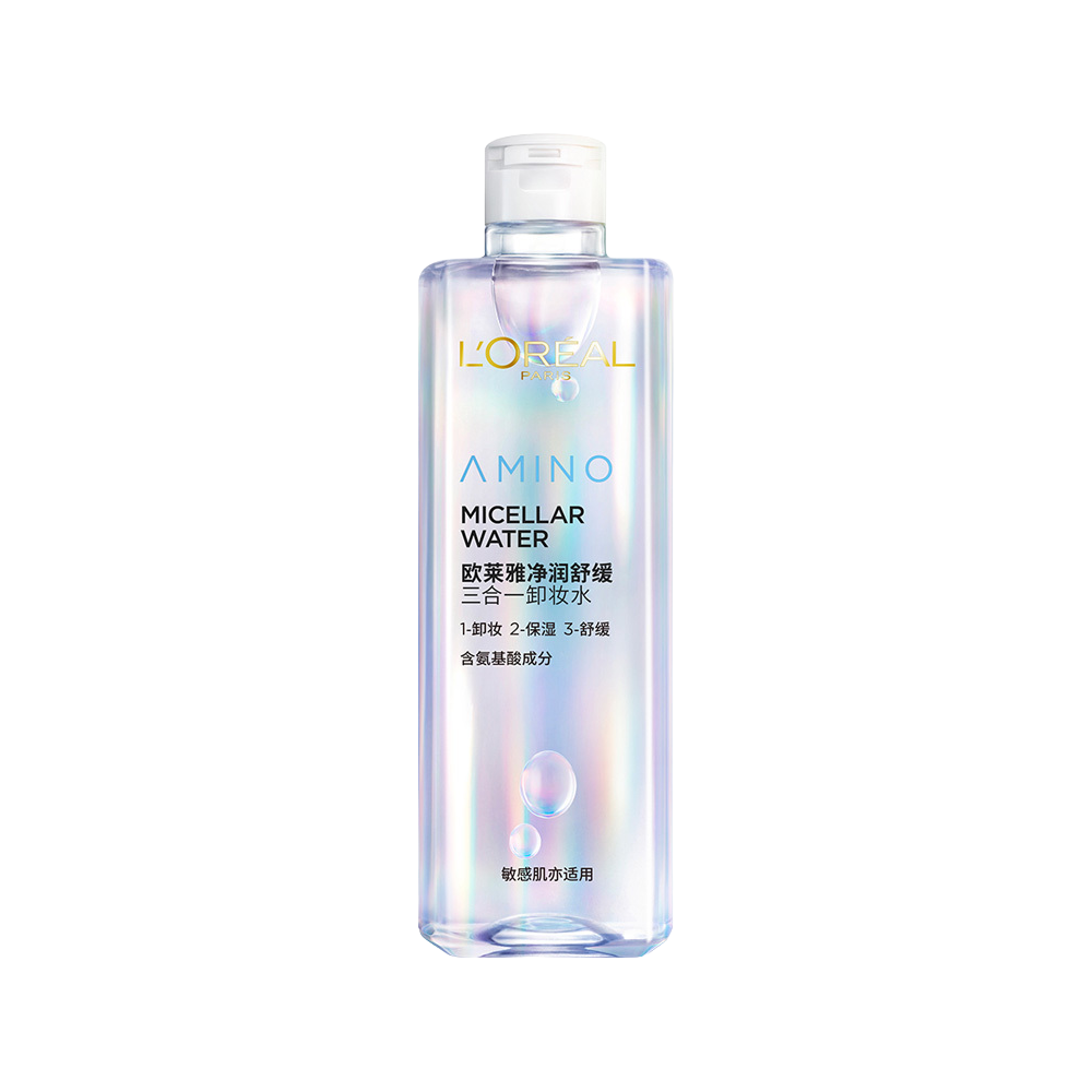  Nước Tẩy Trang Dành Cho Da Nhạy Cảm & Đang Phục Hồi L’Oréal Paris Amino Micellar Water 400ml 