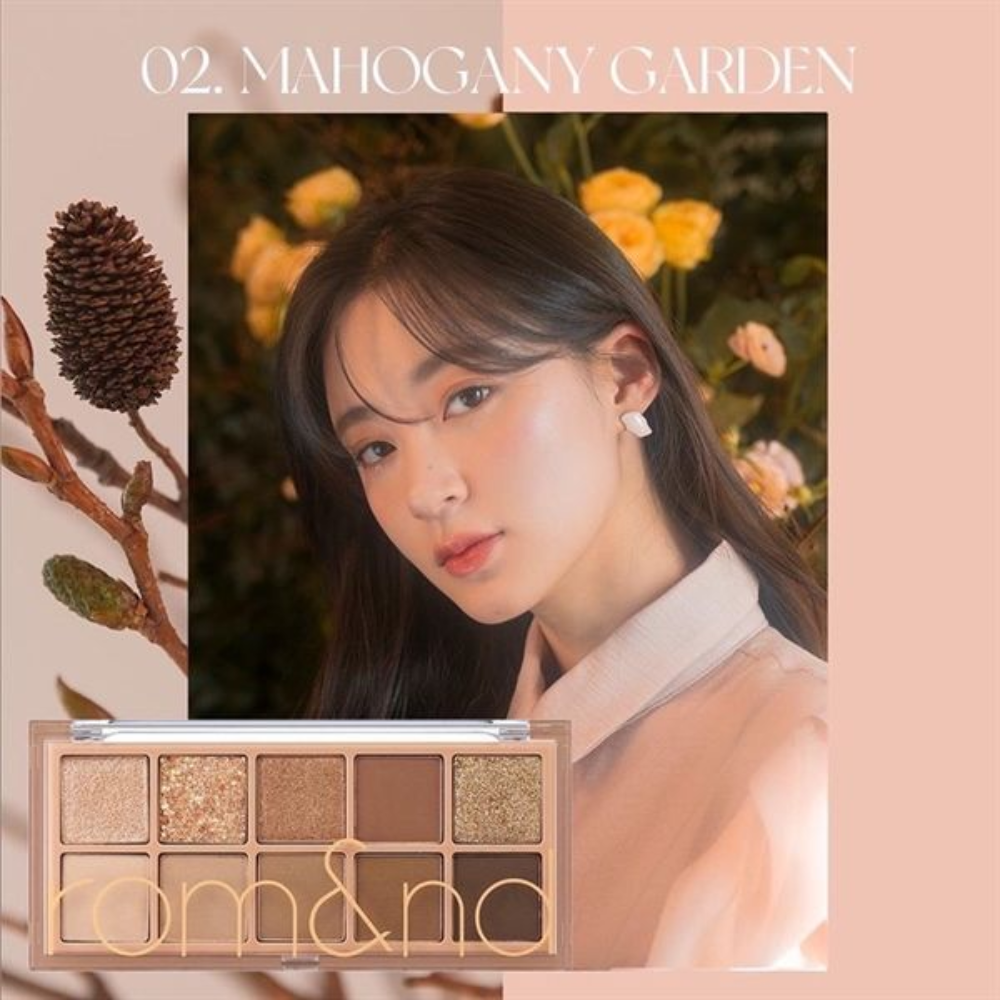  Phấn Mắt 10 Ô Romand Better Than Palette #02 Mahogany Garden 