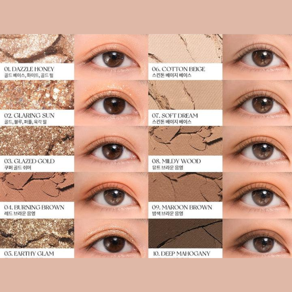  Phấn Mắt 10 Ô Romand Better Than Palette #02 Mahogany Garden 