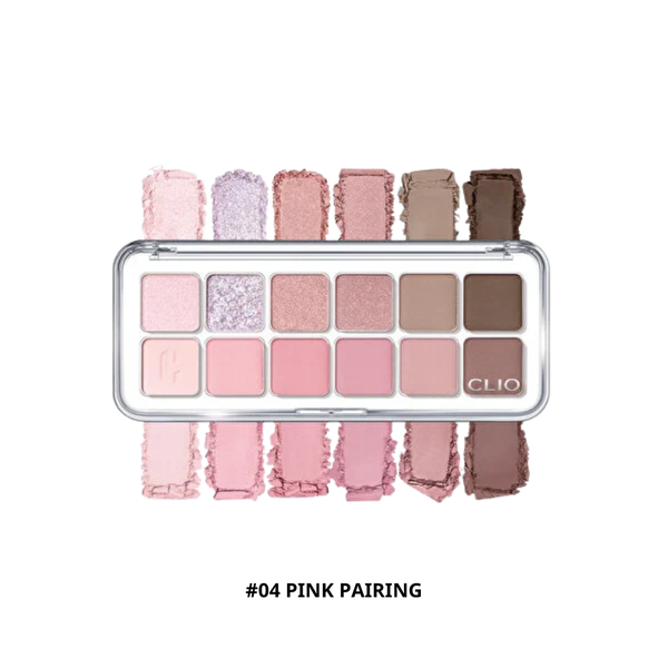 Phấn Mắt 12 Ô Clio Pro Eye Palette Air #04 Pink Pairing