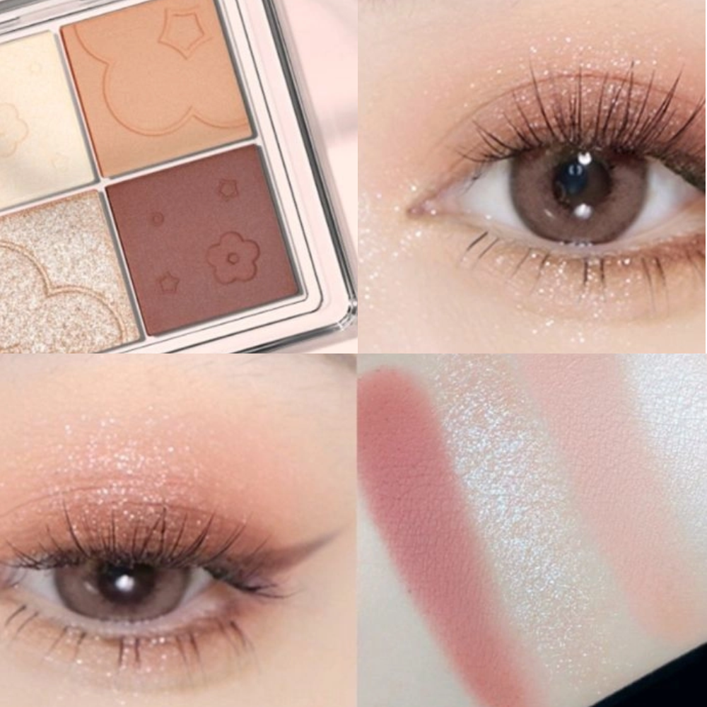  Phấn Mắt 4 Ô Judydoll 4 Colors Eyeshadow #33 Black Tea 