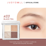  Phấn Mắt 4 Ô Judydoll 4 Colors Eyeshadow #33 Black Tea 
