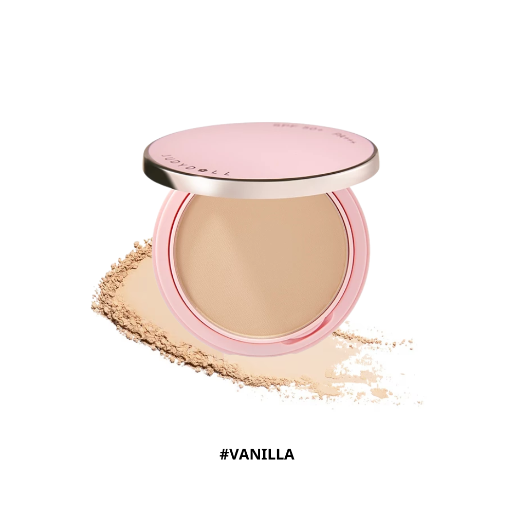  Phần Nền Judydoll Peach Skin Matte 2-Way Cake SPF 50+ PA+++ #Vanilla 