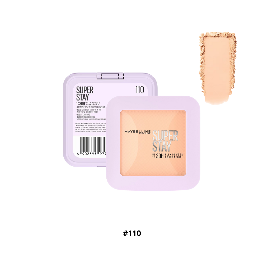 Phấn Nền Maybelline Super Stay 30H Flex Powder Foundation 9g #110 – Boshop Cosmetics