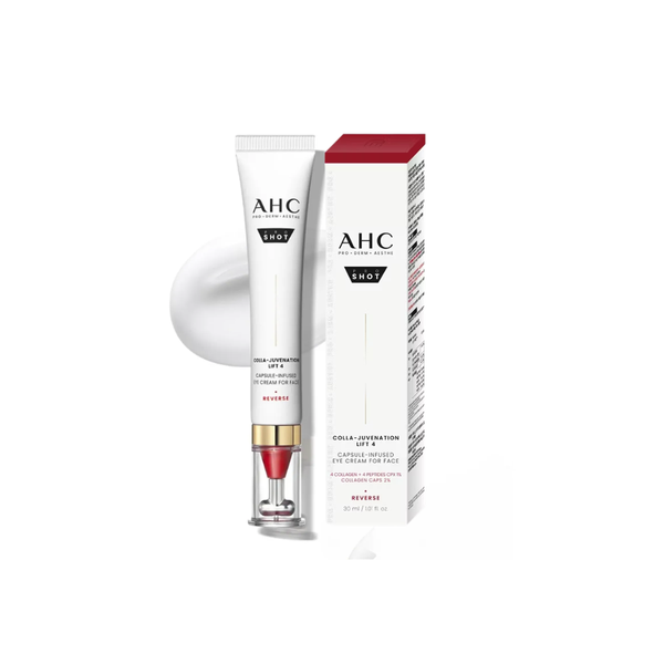 Kem Mắt Cho Mặt, Nâng Cơ, Săn Chắc Da AHC Proshot Colla-Juvenation Lift 4 Capsule Infused Eye Cream For Face 30ml