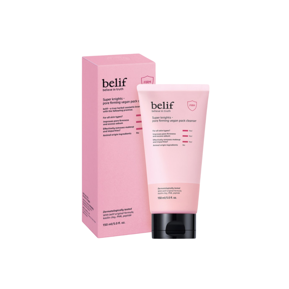  Sửa Rửa Mặt Belif Super Knights Pore Firming Vegan Pack Cleanser 150ml 