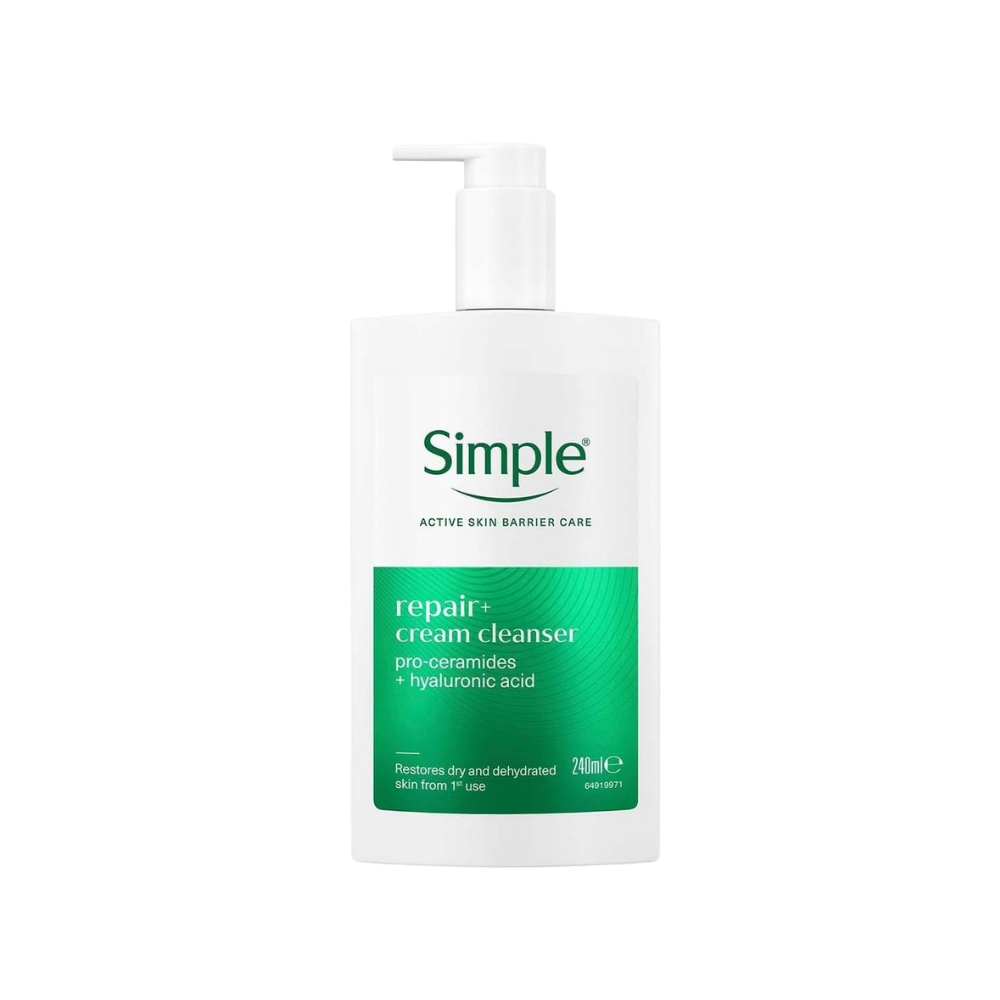  Sữa Rửa Mặt Phục Hồi, Dịu Da Simple Repair+ Cream Cleanser 240ml 