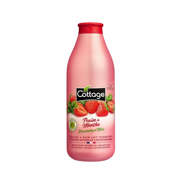 Sữa Tắm Dưỡng Ẩm Cottage Fraise & Menthe 750ml