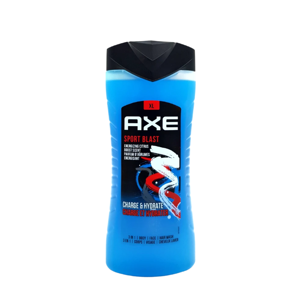  Sữa Tắm Gội 3in1 Axe Sport Blast Body Wash 400ml 