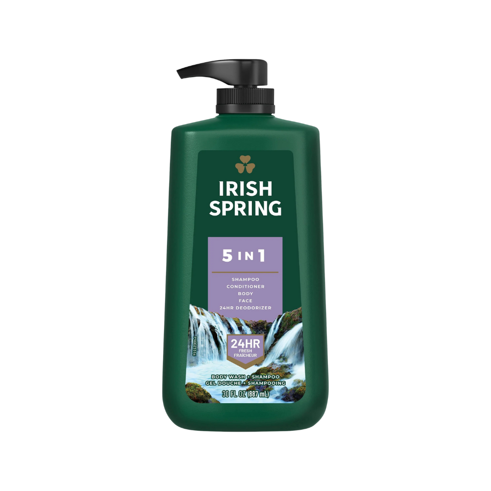  Sữa Tắm Gội Toàn Thân Cho Nam 5in1 Irish Spring Body Wash 887ml 