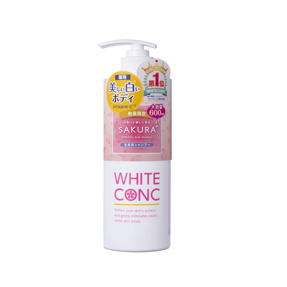  Sữa Tắm White Conc Sakura Body Shampoo 600ml 