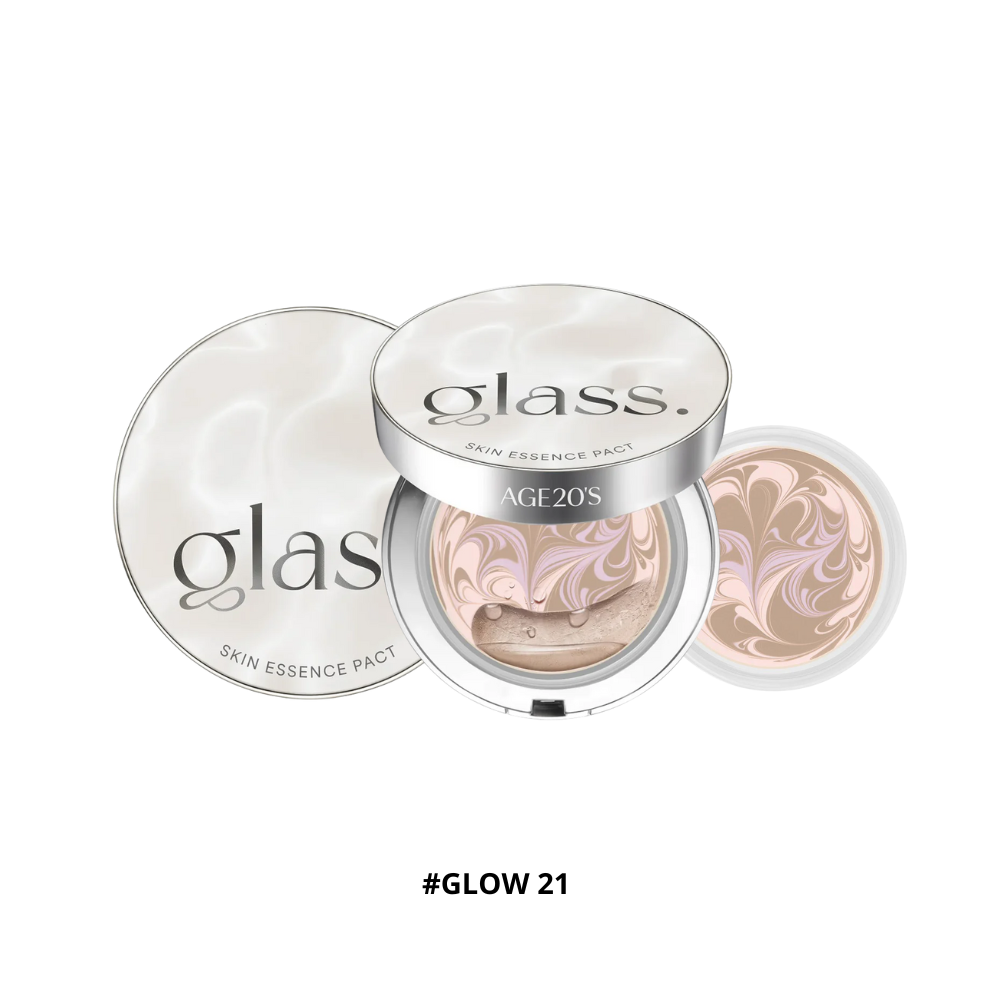  Phấn Nước Age20's Glow Glass Essence Cover Pact SPF50+ PA++++ 12.5g #Glow 21 (Kèm Lõi) 