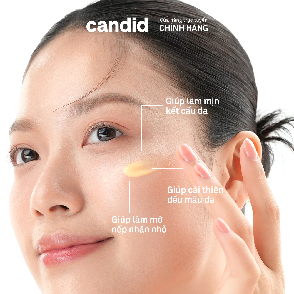  Tinh Chất Giảm Nhăn, Tăng Đàn Hồi Da Candid 0.5% Retinol Treatment 30ml 