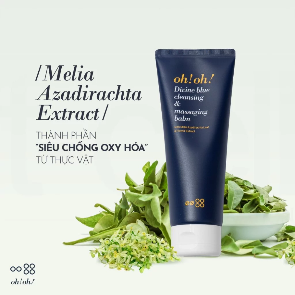  Sáp Tẩy Trang Oh!Oh! Divine Blue Cleansing & Massaging Balm 30ml 