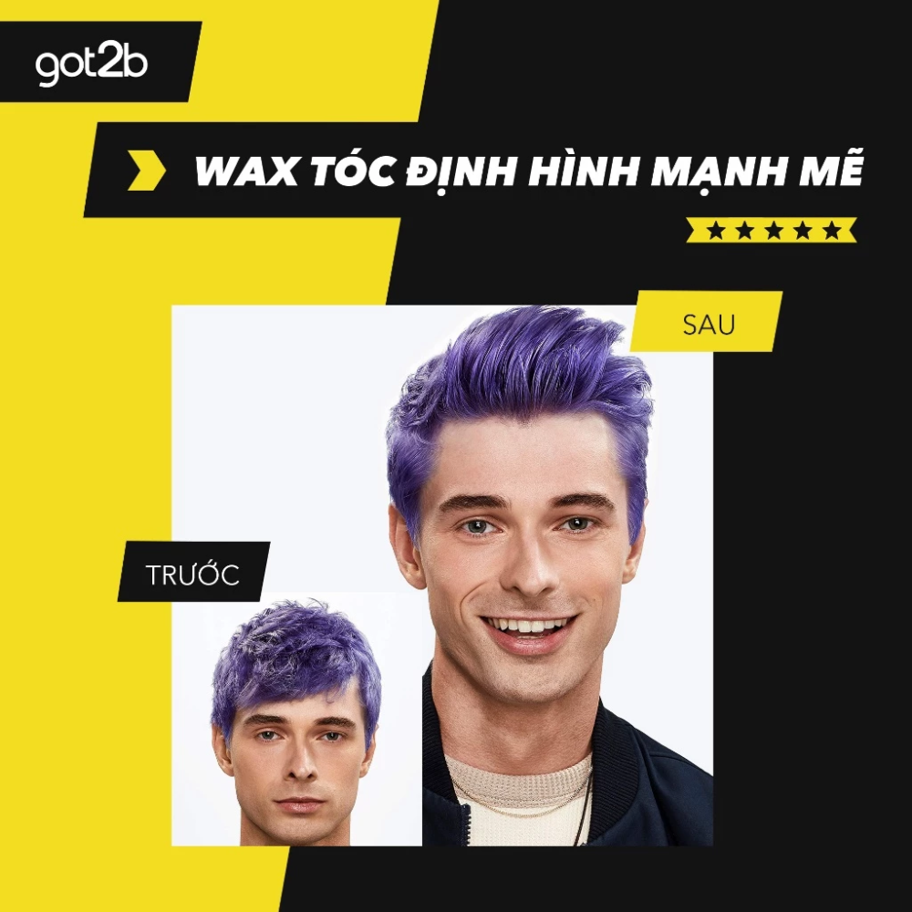  Sáp Vuốt Tóc Tạo Kiểu Got2b Glued Spiking Wax 75ml 