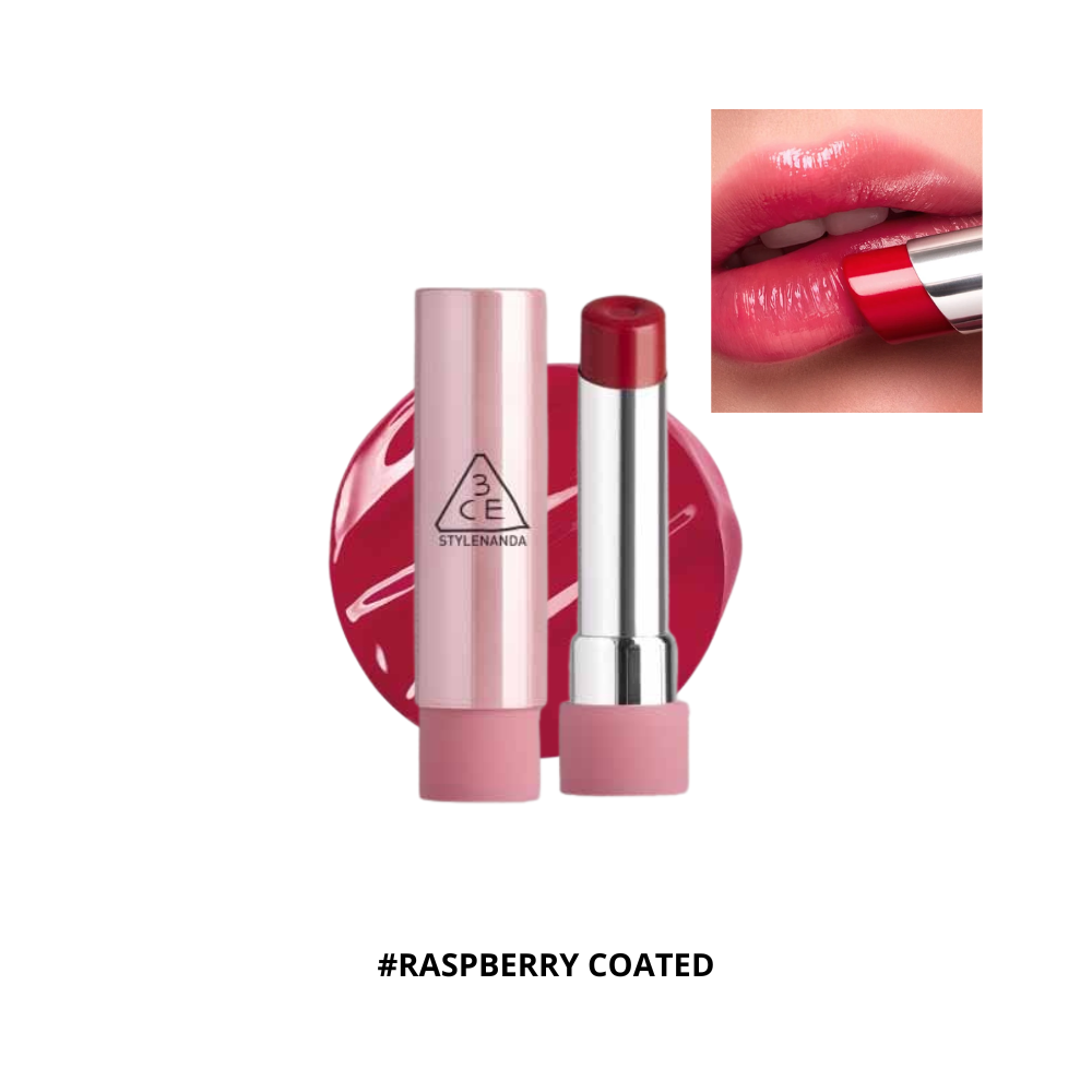  CT - Son Bóng 3CE Glazy Lip Glow #Raspberry Coated 