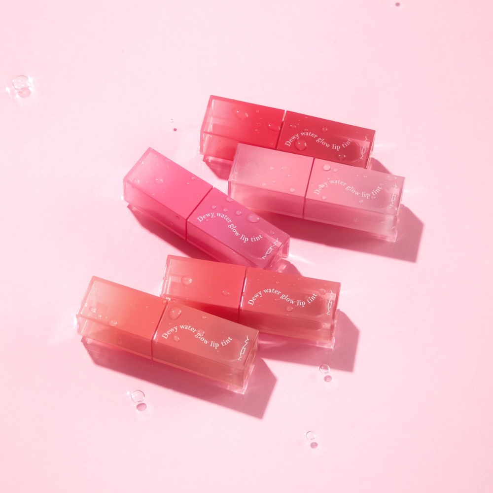  CT - Son Bóng Pha Lê MQNY Dewy Water Glow Lip Tint #09 Peanut Peach 