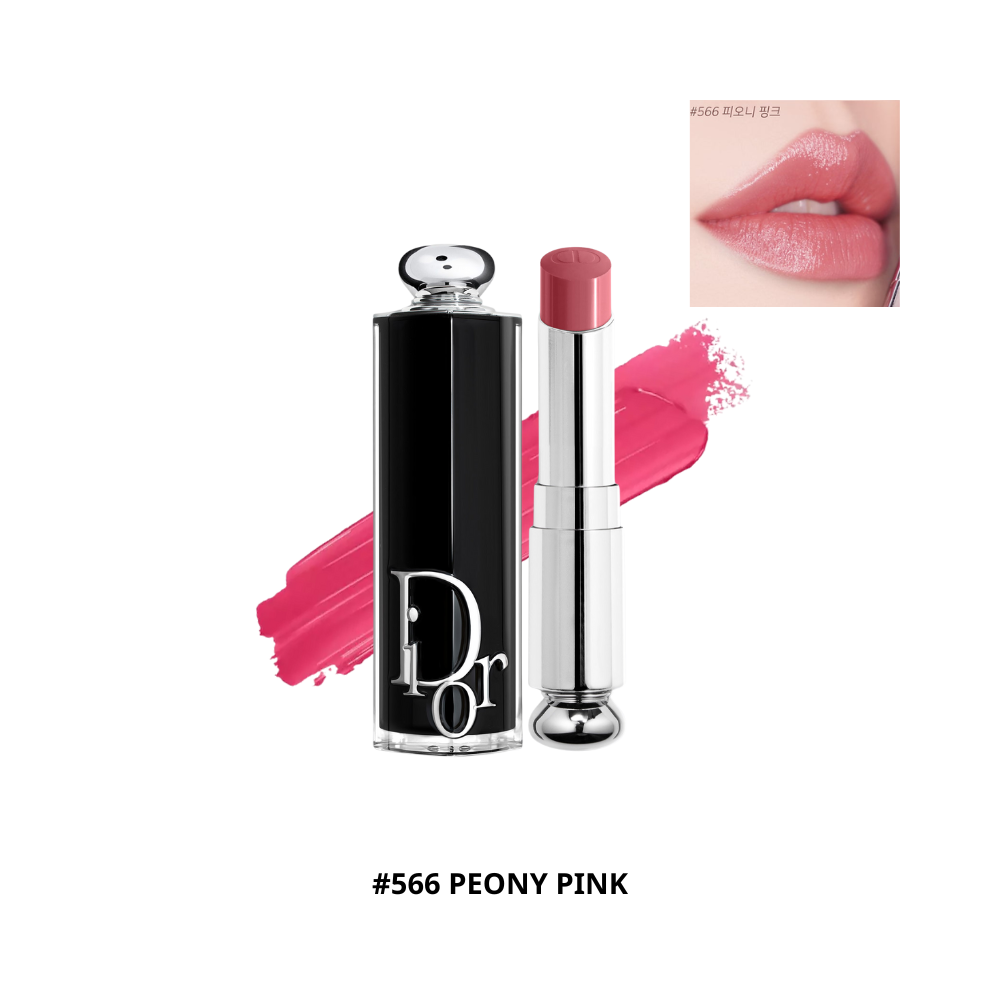  Son Highend Dior Addict Hydrating Shine Lipstick #566 Peony Pink 