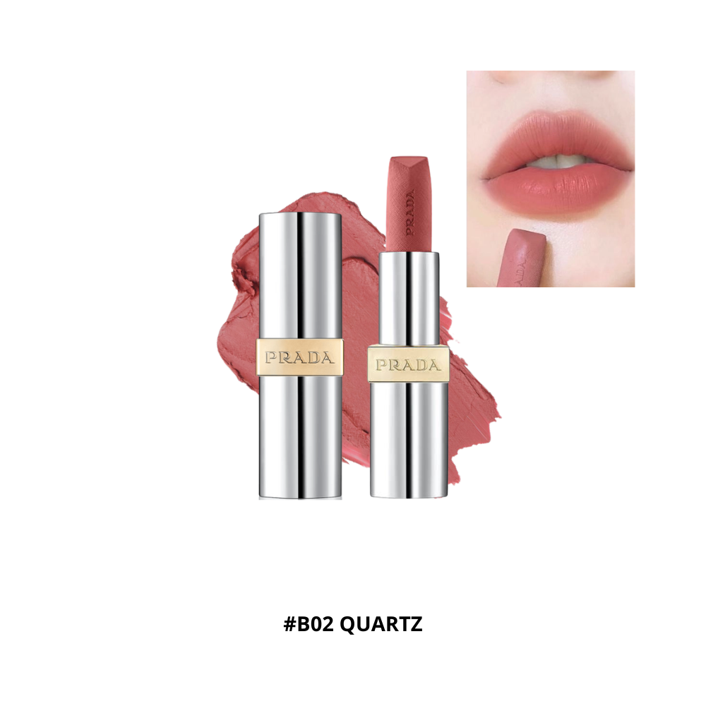  Son Highend Prada Monochrome Hyper Matte Lipstick #B02 Quartz 