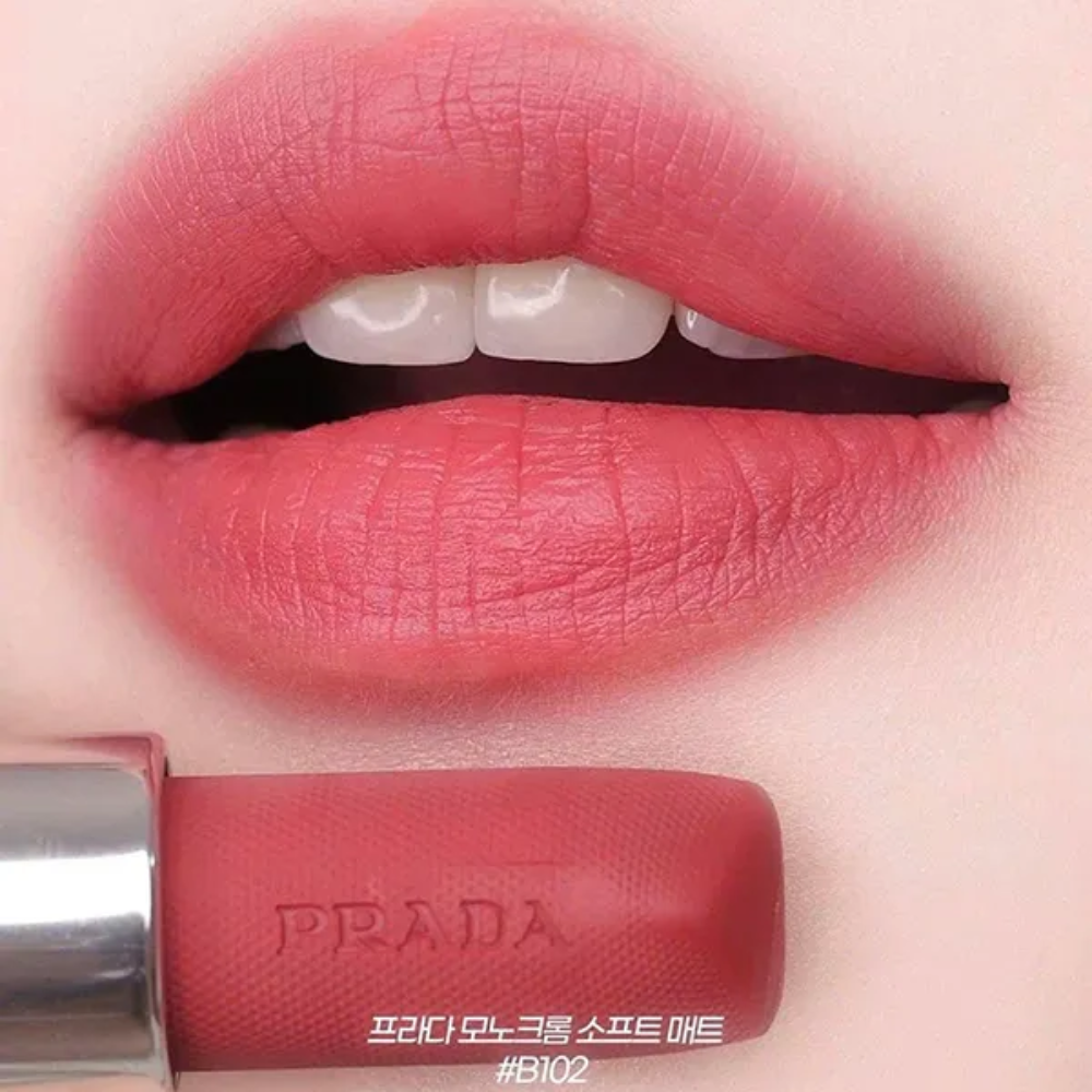  Son Highend Prada Monochrome Soft Matte Lipstick #B102 Sienne 