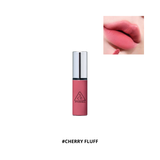  Son Kem Bùn 3CE Hazy Lip Clay #Cherry Fluff 