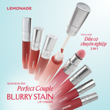  Son Kem Bùn Mịn Lì Lemonade Perfect Couple Blurry Stain Lip Cream #Glee 