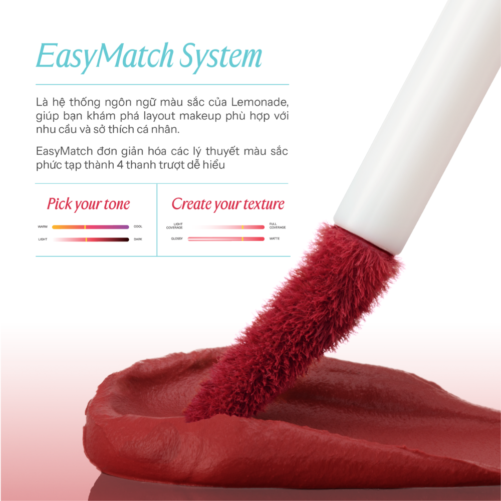  Son Kem Bùn Mịn Lì Lemonade Perfect Couple Blurry Stain Lip Cream #Cheer 